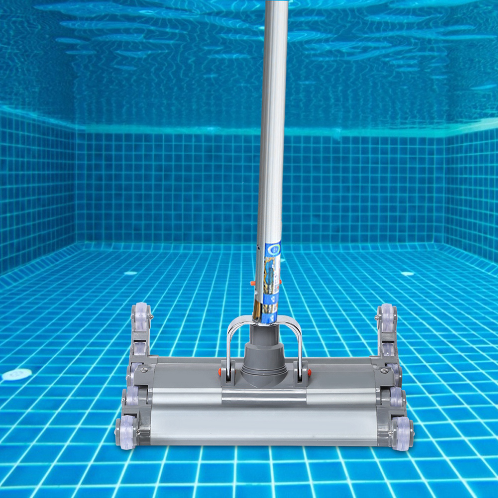 Aquarium Fish Care - 14in Swimming Pool Vacuum Cleaner Aluminum