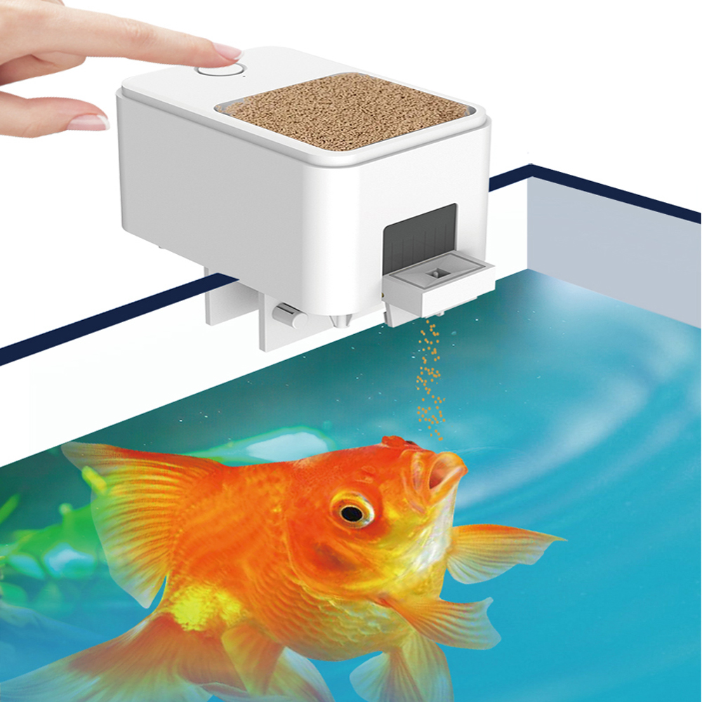 Aquarium Fish App - 100ML Large Capacity Fish Feeder Mobilephone