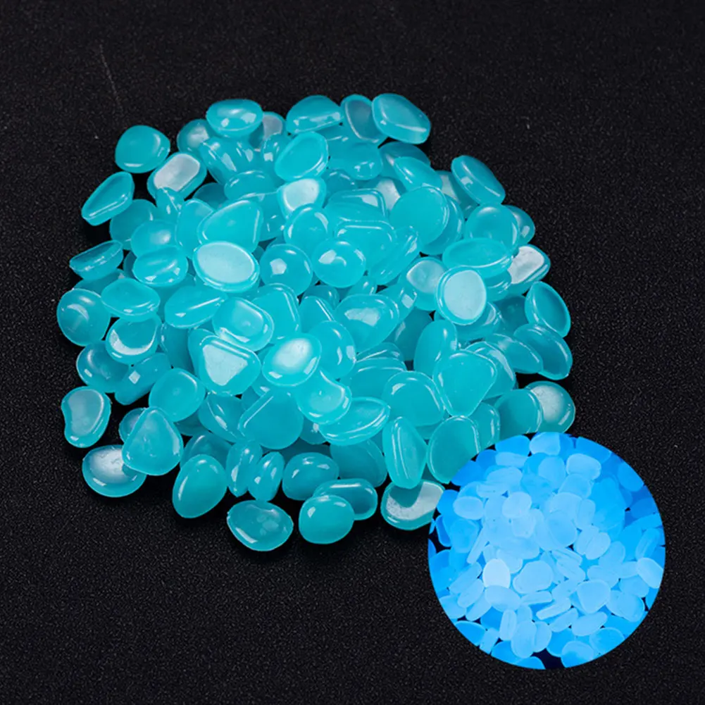 Aquarium Fish That Glow In The Dark - 100Pcs Pebbles Glow In The Dark