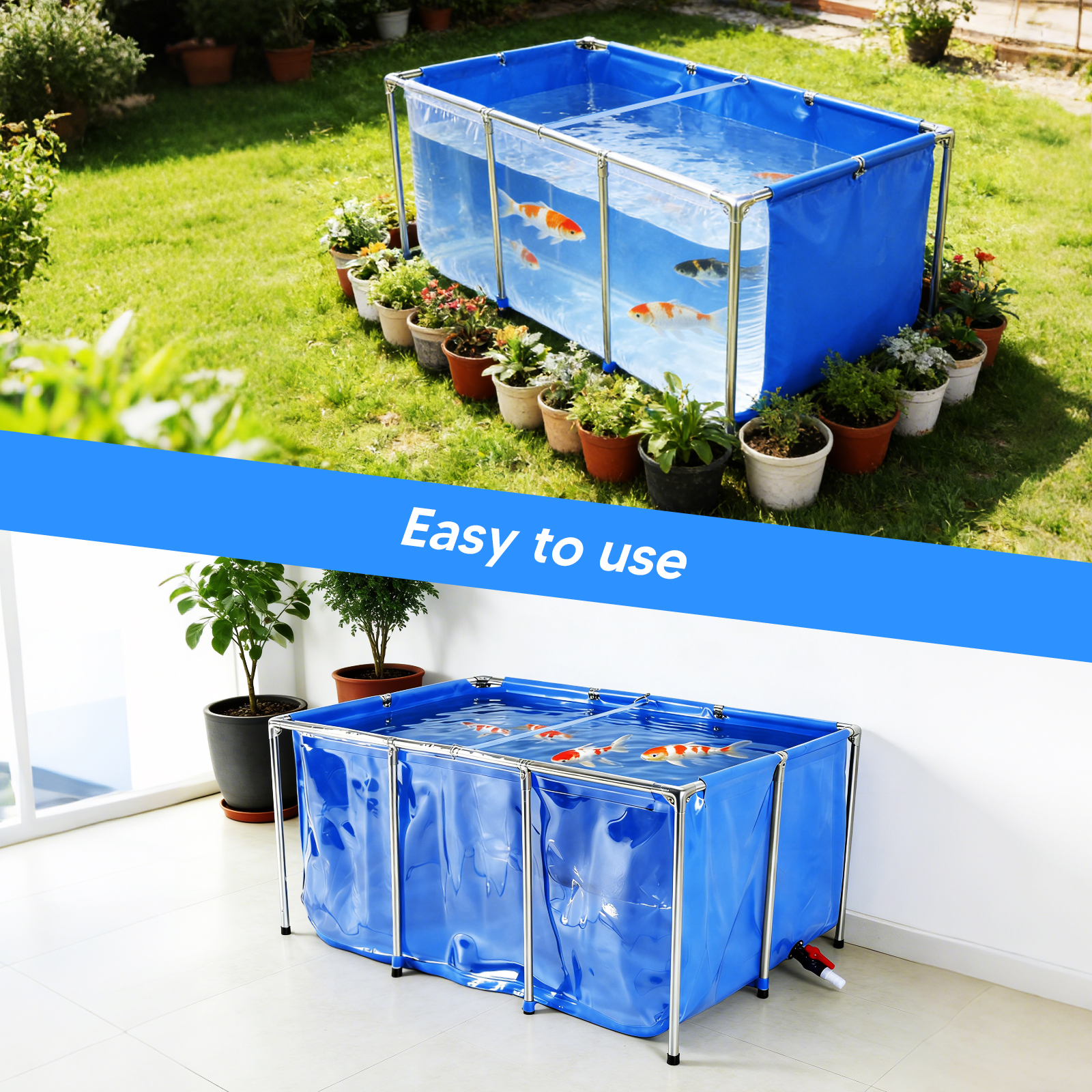 KOI Aquarium Tank with Frame & - Aquarium Fish Koi incelemesi ve fiyatı