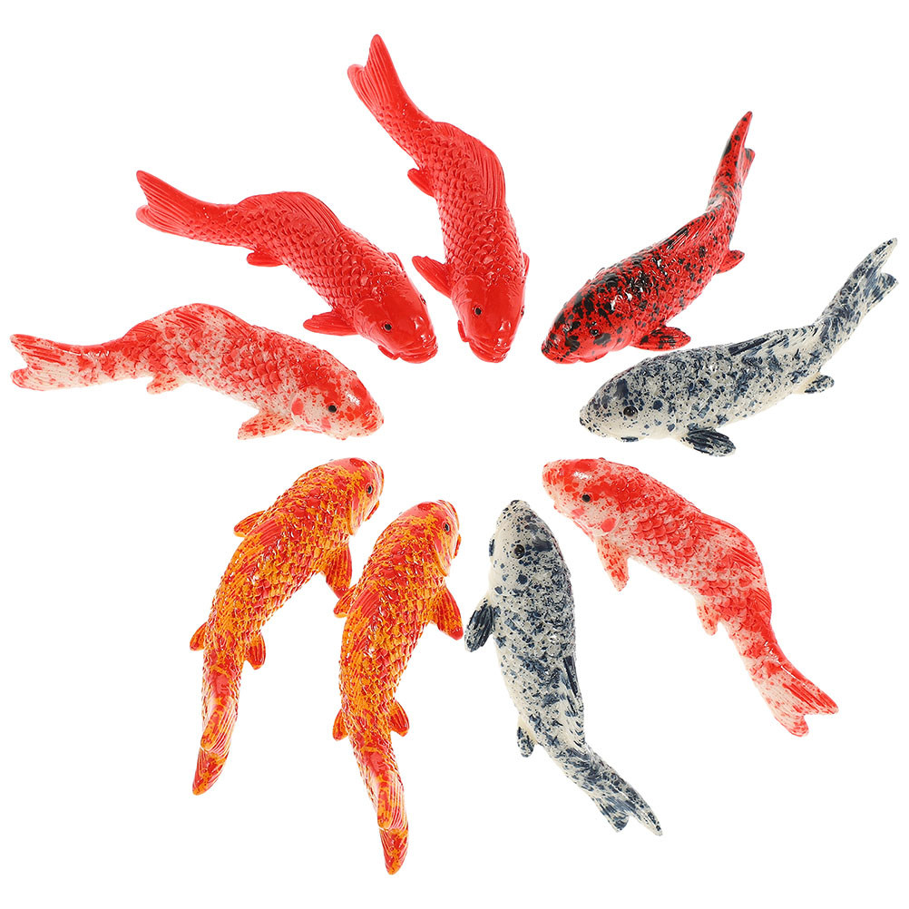 10Pcs Mini Koi Fish Decor Vibr - Aquarium Fish Koi incelemesi ve fiyatı
