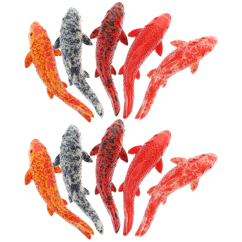 10Pcs Mini Koi Fish Decor Vibr - Aquarium Fish Koi incelemesi ve fiyatı