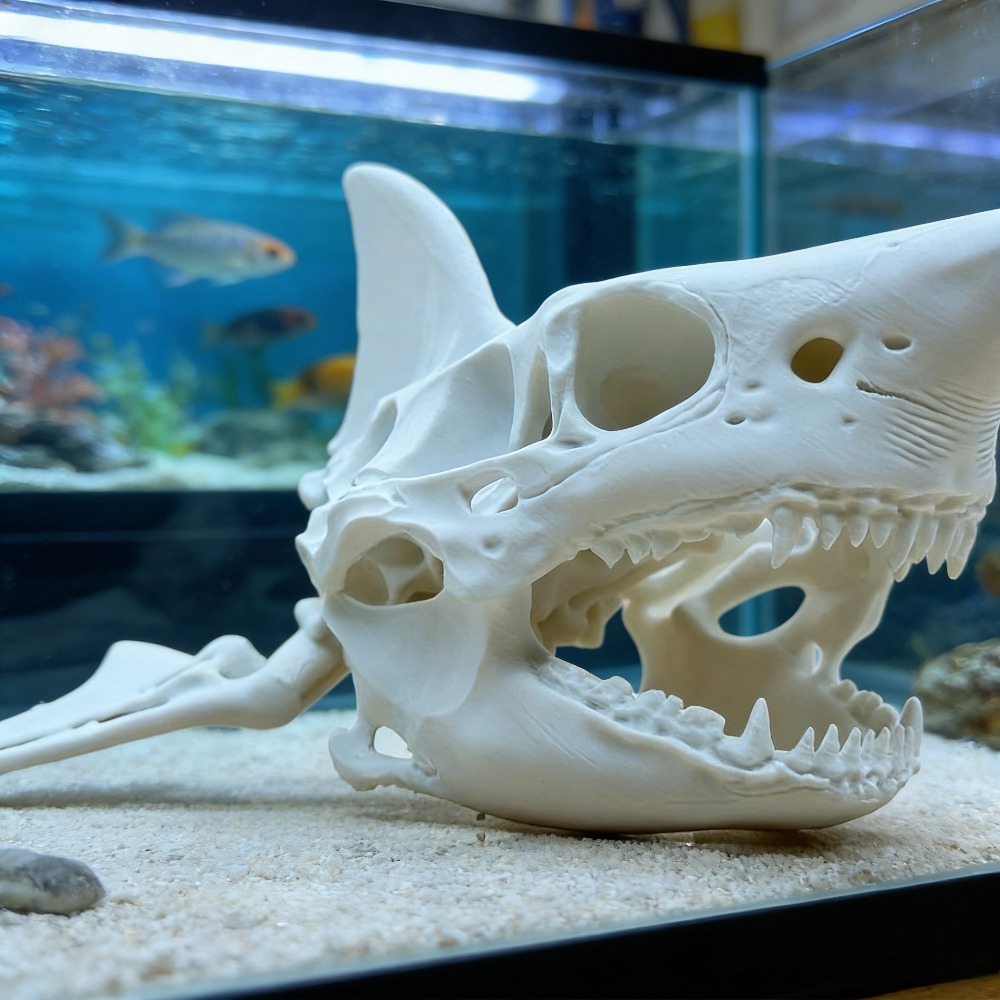3D Printing Shark Skull Skelet - Aquarium Fish Shark incelemesi ve fiyatı