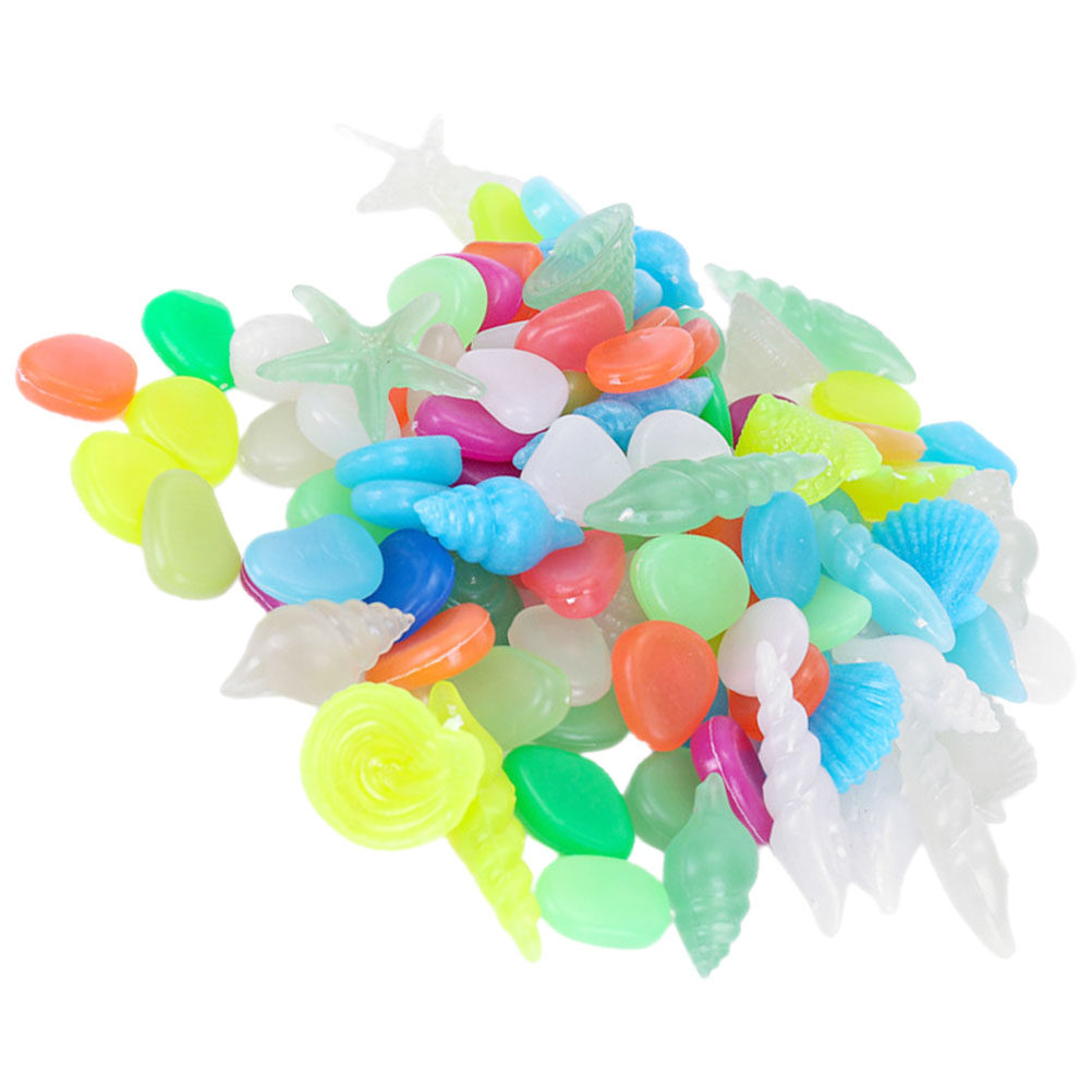 50pcs Luminous Stones Glow In  - Aquarium Fish That Glow In The Dark incelemesi ve fiyatı