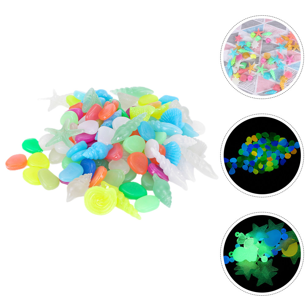 50pcs Luminous Stones Glow In  - Aquarium Fish That Glow In The Dark incelemesi ve fiyatı