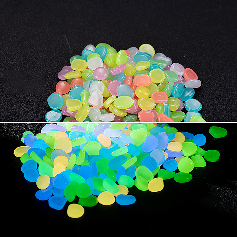 C 100pcs Garden Decor Luminous - Aquarium Fish That Glow In The Dark incelemesi ve fiyatı