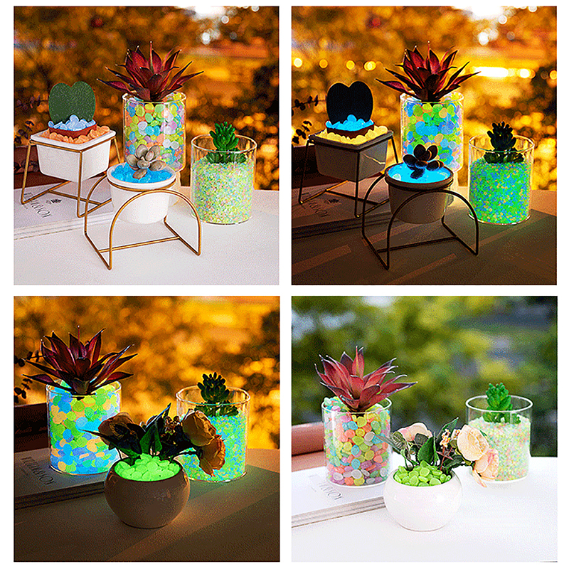 C 100pcs Garden Decor Luminous - Aquarium Fish That Glow In The Dark incelemesi ve fiyatı