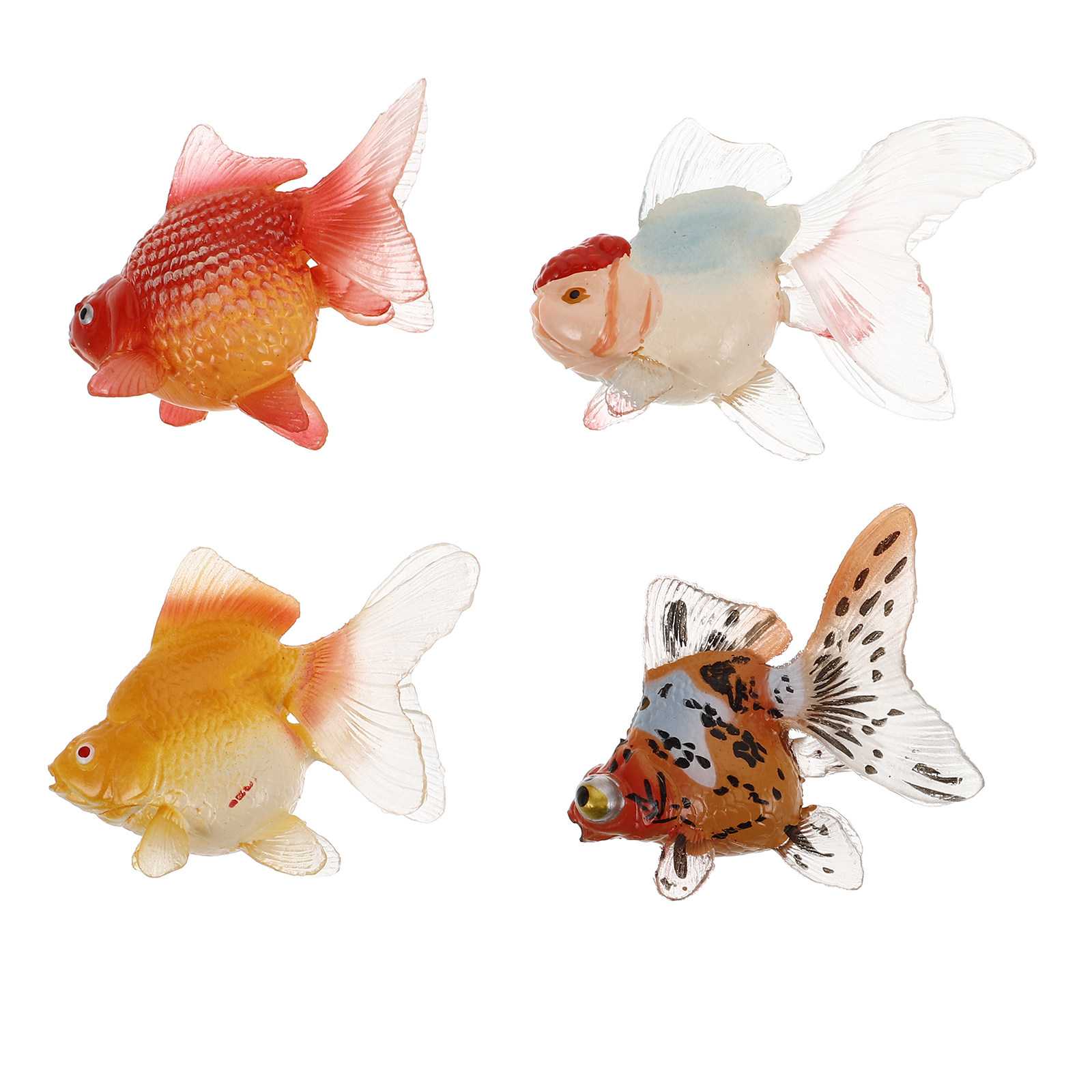 4Pcs Realistic Floating Goldfi - Aquarium Fish Koi incelemesi ve fiyatı