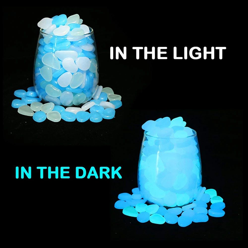 Glow Rocks 100/300Pcs Glow in  - Aquarium Fish That Glow In The Dark incelemesi ve fiyatı