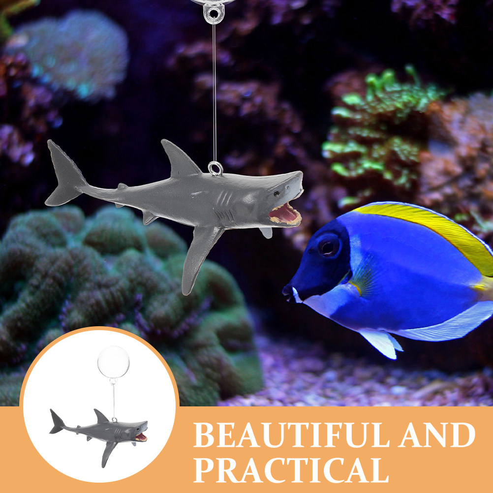 1Set Realistic Shark Shaped Fl - Aquarium Fish Shark incelemesi ve fiyatı