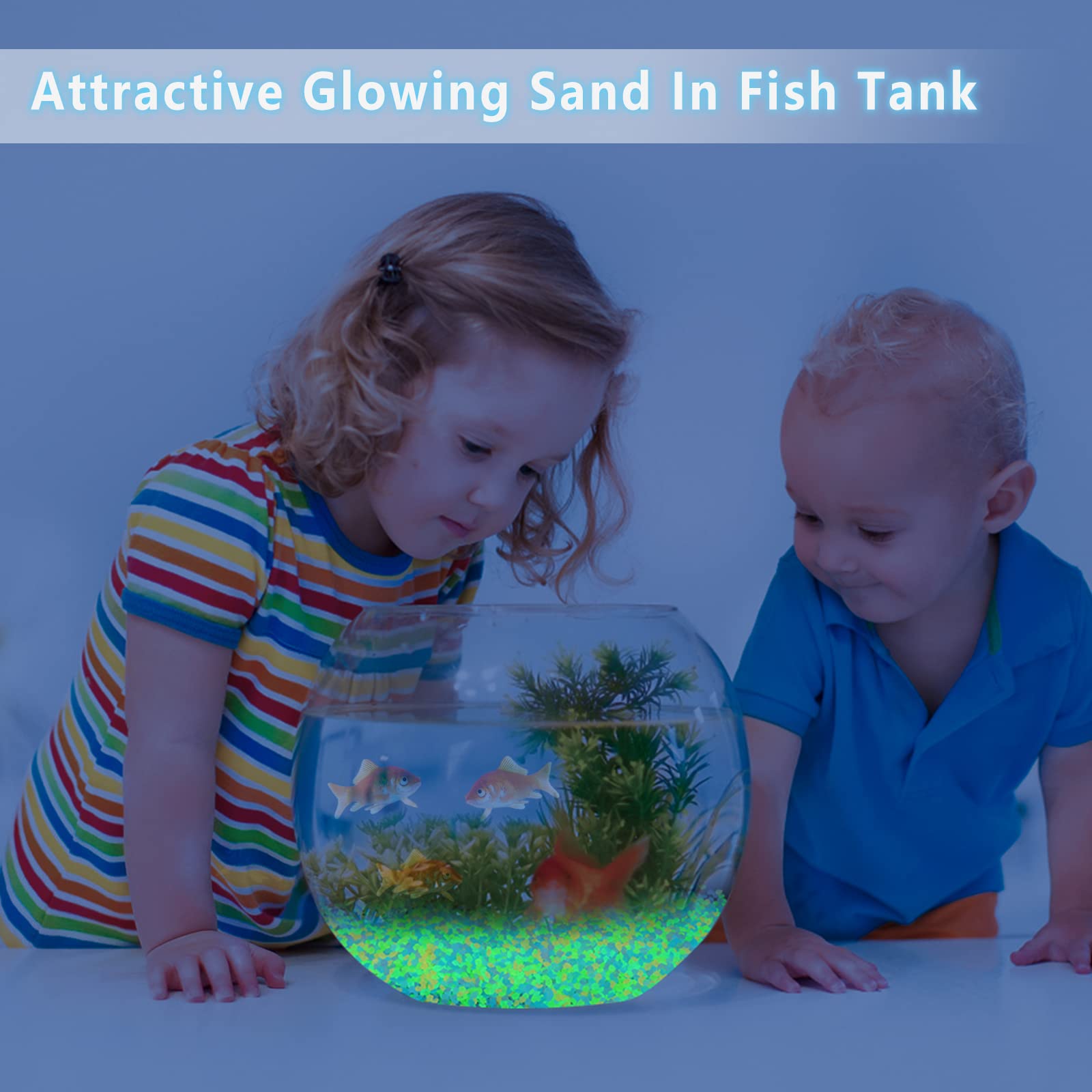 1000Pcs Luminous Sand Glow In  - Aquarium Fish That Glow In The Dark incelemesi ve fiyatı