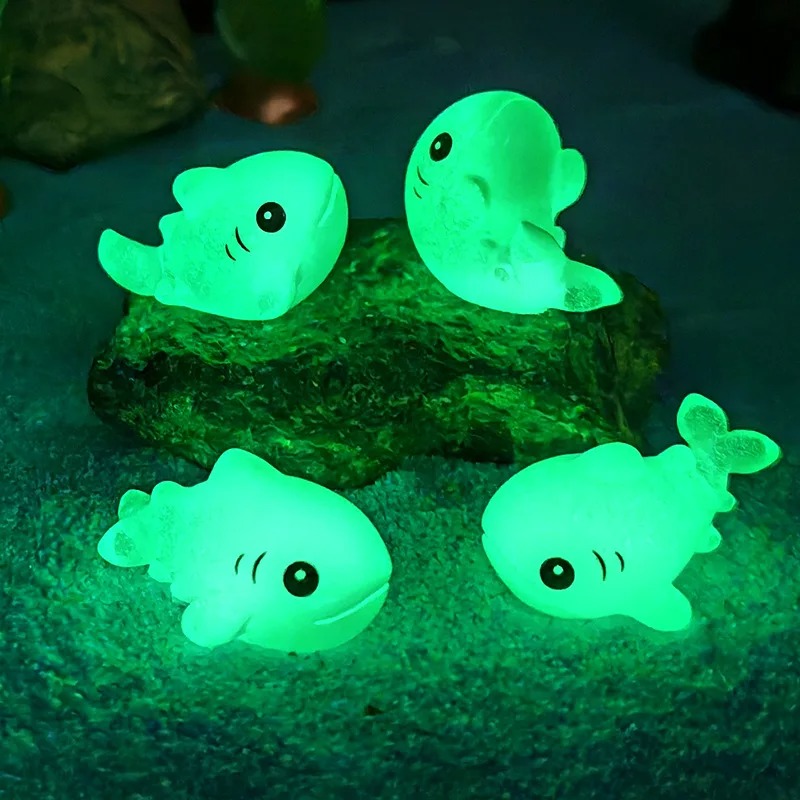 4pcs Luminous Shark Ornament S - Aquarium Fish Shark incelemesi ve fiyatı