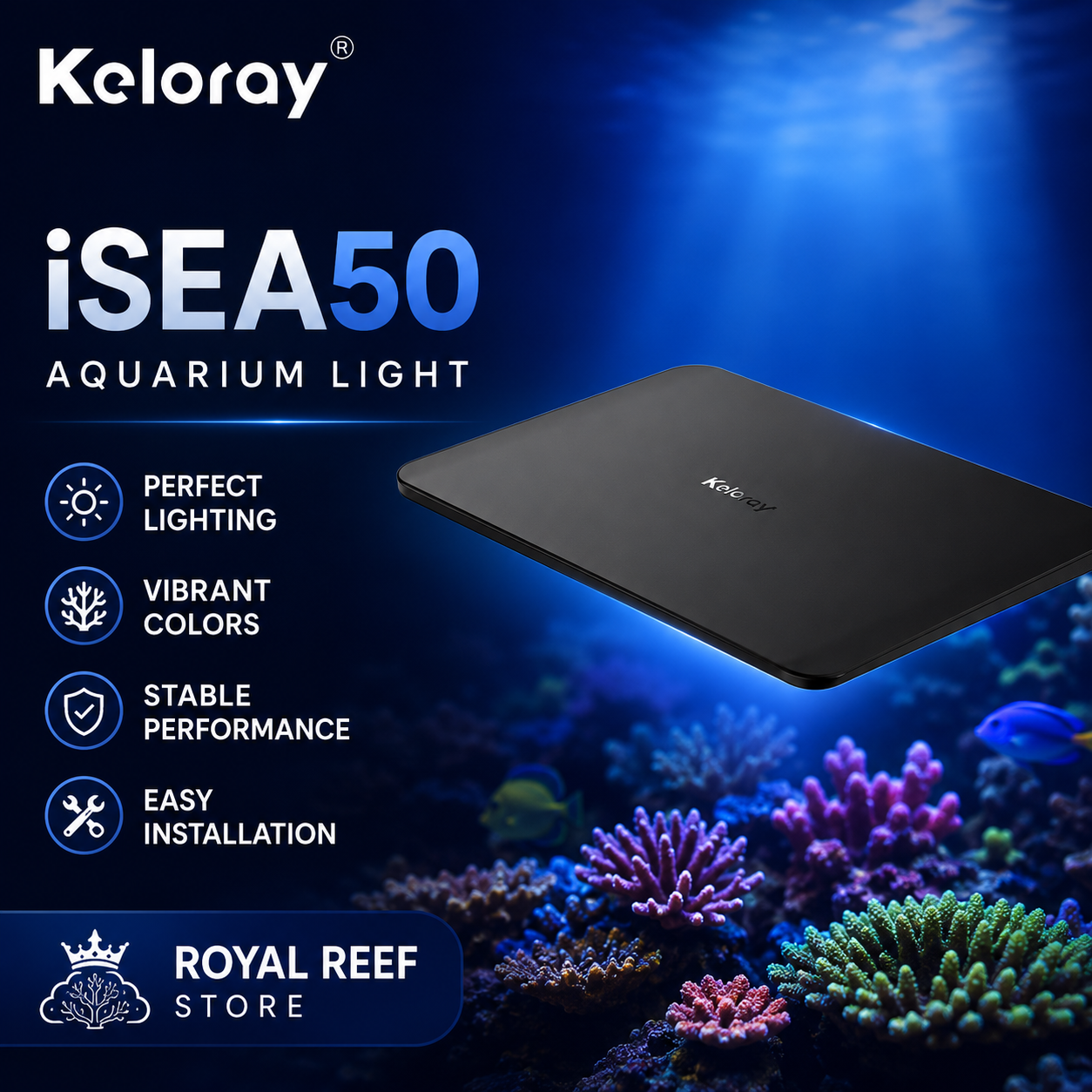 Keloray iSEA50 50W Fanless Ful - Aquarium Fish App incelemesi ve fiyatı