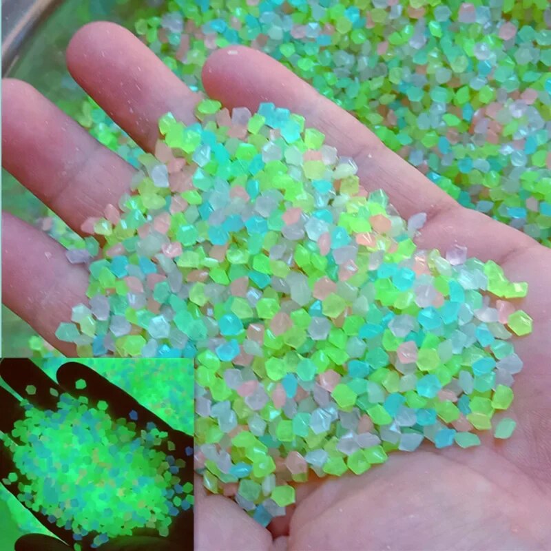 1000pcs 3-5mm Luminous Sand Gl - Aquarium Fish That Glow In The Dark incelemesi ve fiyatı
