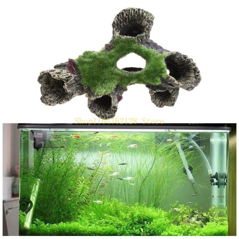 Aquarium Resin Cave Moss Tree  - Aquarium Fish For Sale incelemesi ve fiyatı