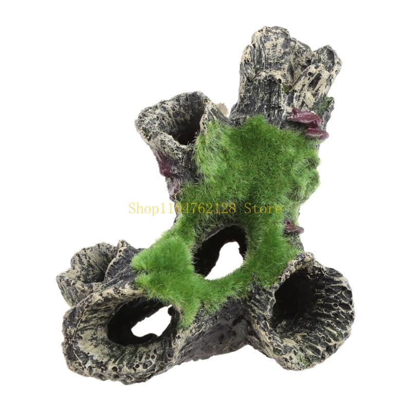 Aquarium Resin Cave Moss Tree  - Aquarium Fish For Sale incelemesi ve fiyatı