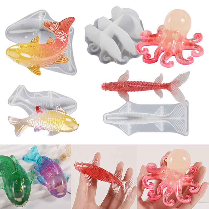 3D Koi Fish Shaped Epoxy Resin - Aquarium Fish Koi incelemesi ve fiyatı