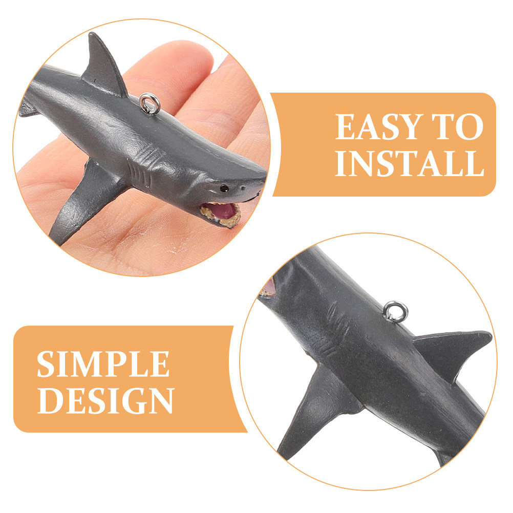 1Set Realistic Shark-Shaped Fl - Aquarium Fish Shark incelemesi ve fiyatı