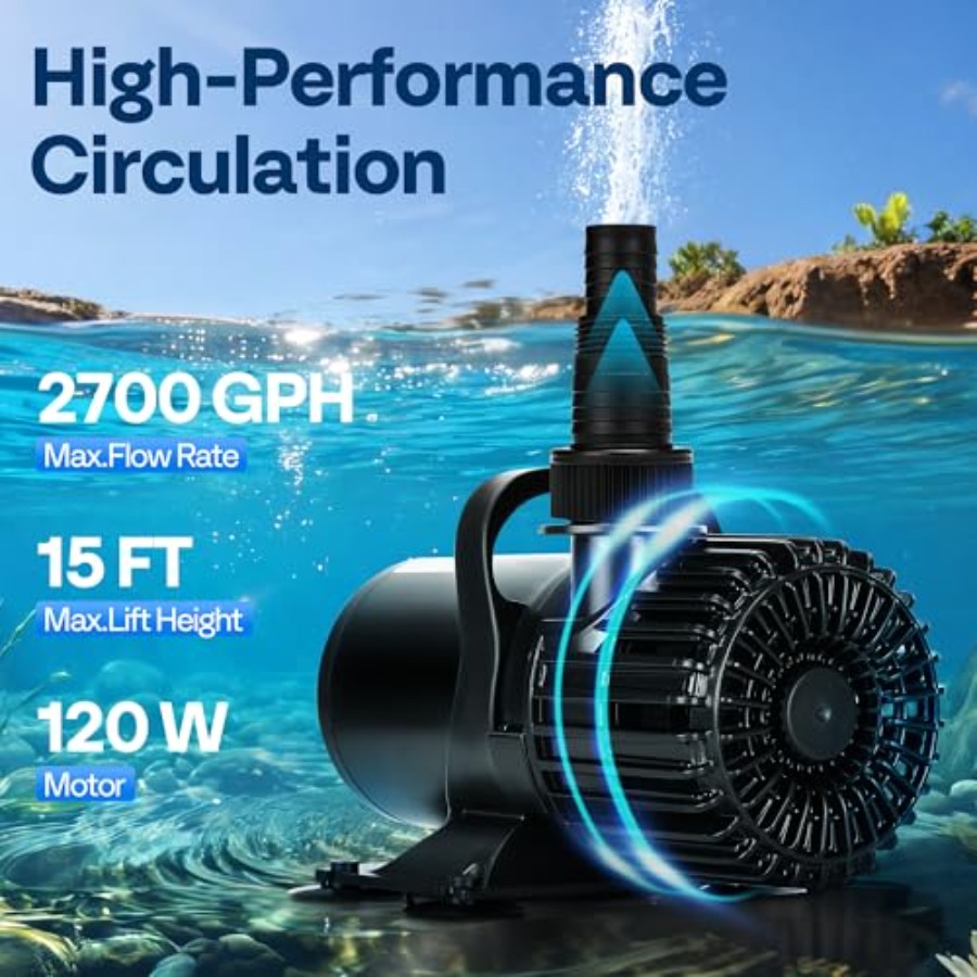 Electric 120W Submersible Wate - Aquarium Fish Koi incelemesi ve fiyatı