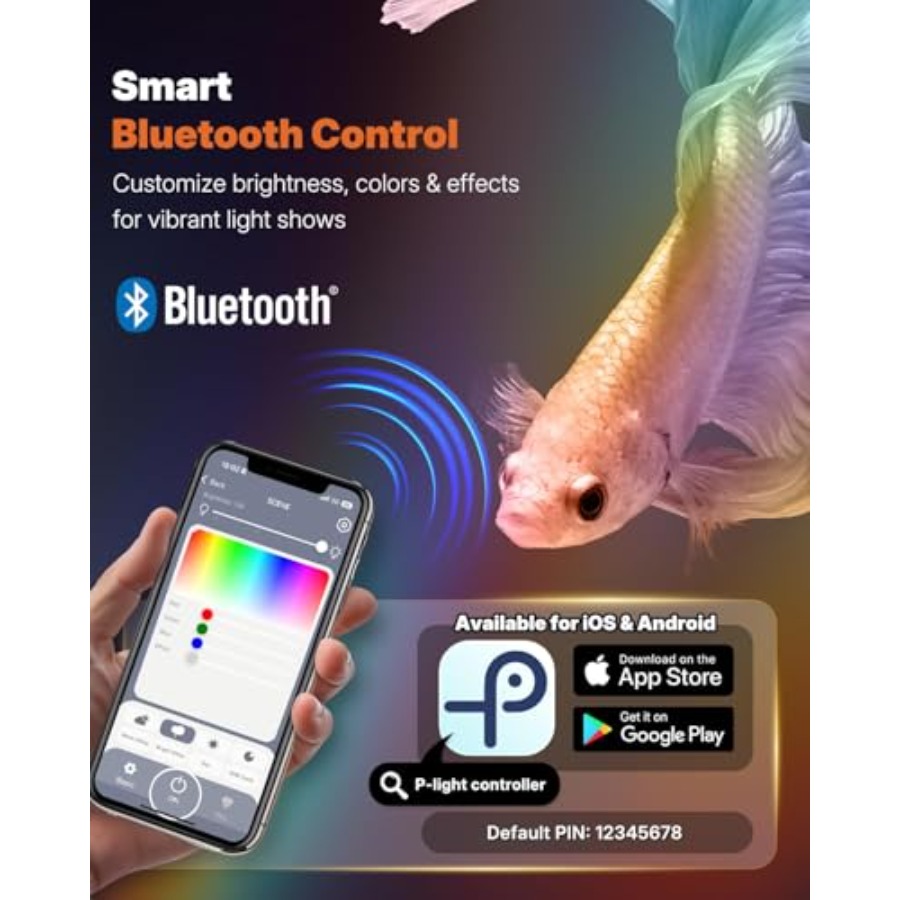 Aquarium Light with Blueoth Pl - Aquarium Fish App incelemesi ve fiyatı