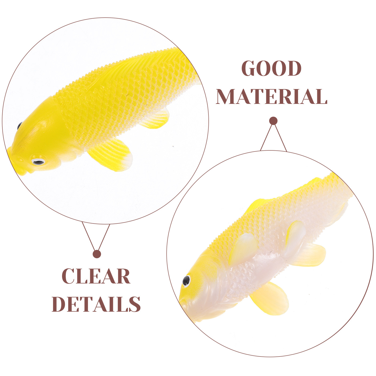 5Pcs Realistic Koi Fish Artifi - Aquarium Fish Koi incelemesi ve fiyatı