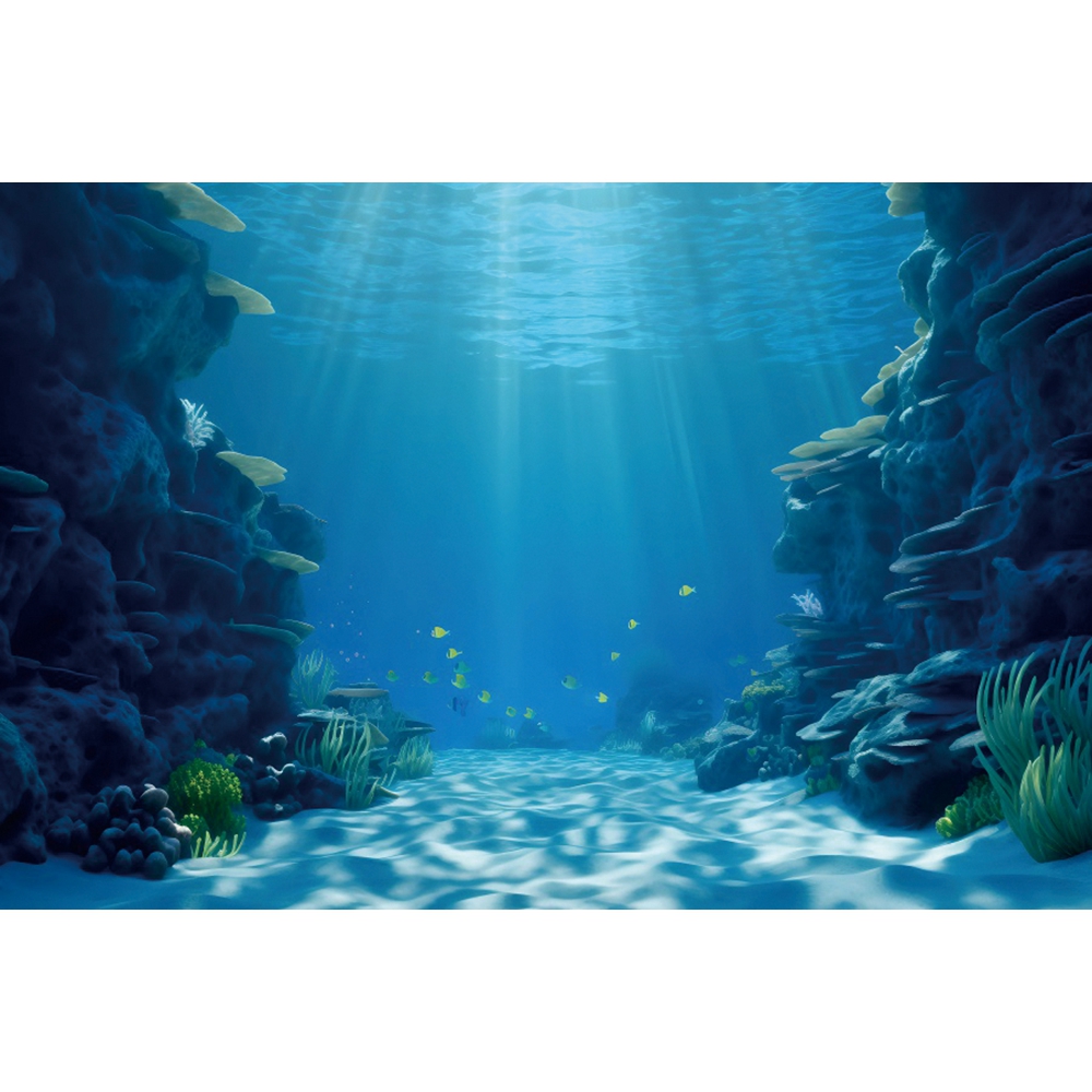 Underwater World Seabed Backdr - Aquarium Fish Shark incelemesi ve fiyatı