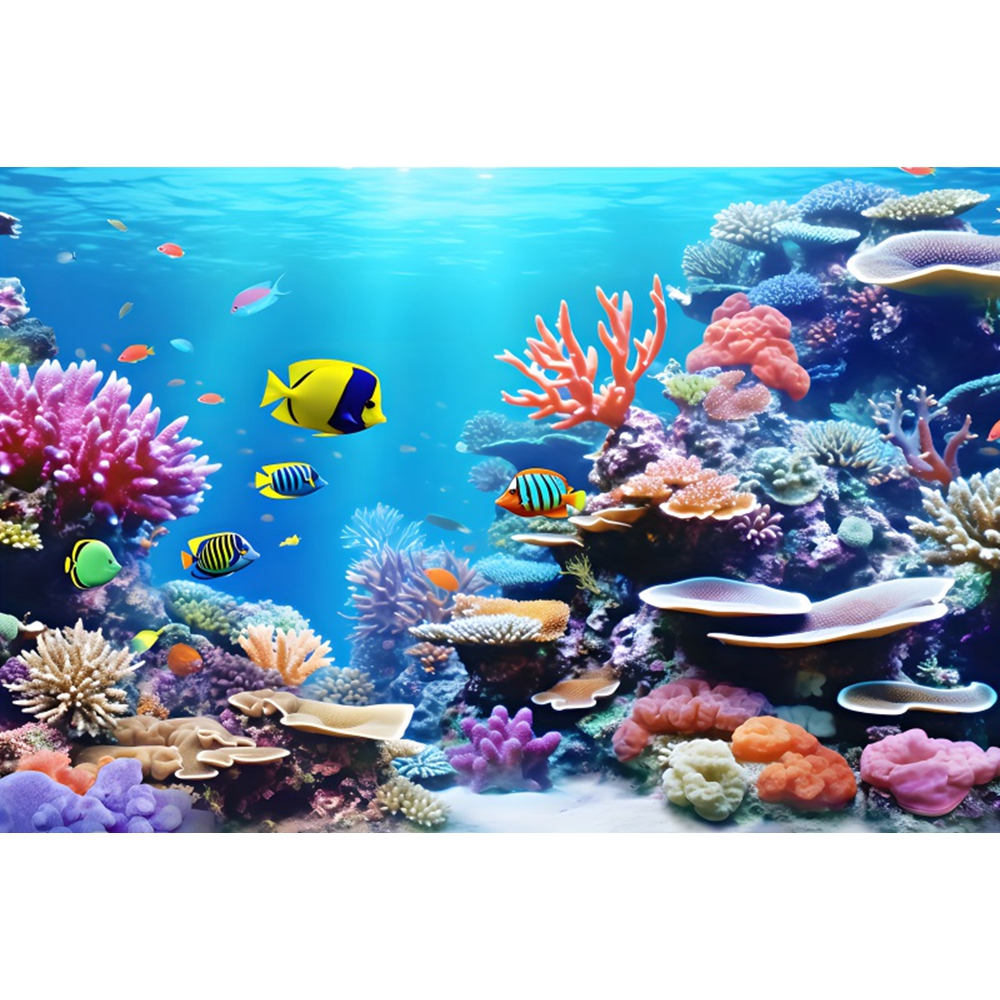 Underwater World Seabed Backdr - Aquarium Fish Shark incelemesi ve fiyatı