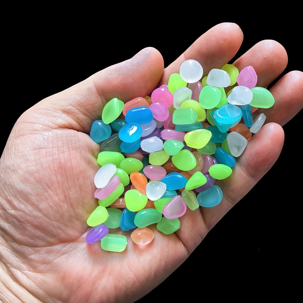 100/200Pcs Luminous Sand Glow  - Aquarium Fish That Glow In The Dark incelemesi ve fiyatı