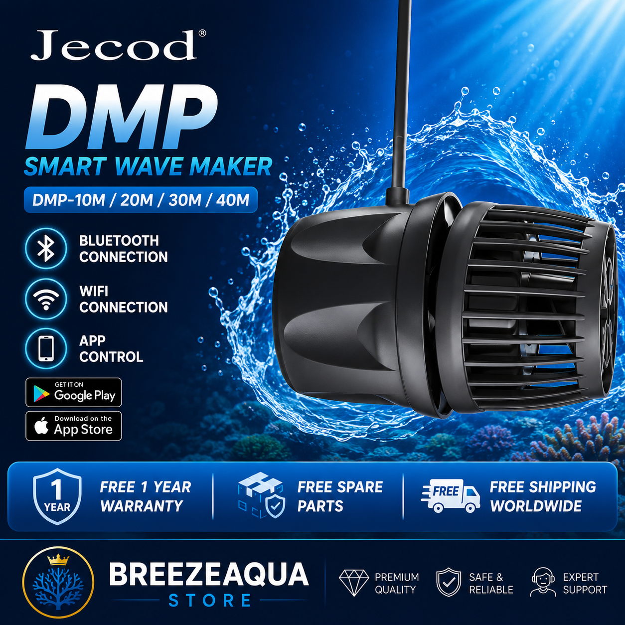 Jecod/Jebao New Cordless DMP-1 - Aquarium Fish App incelemesi ve fiyatı