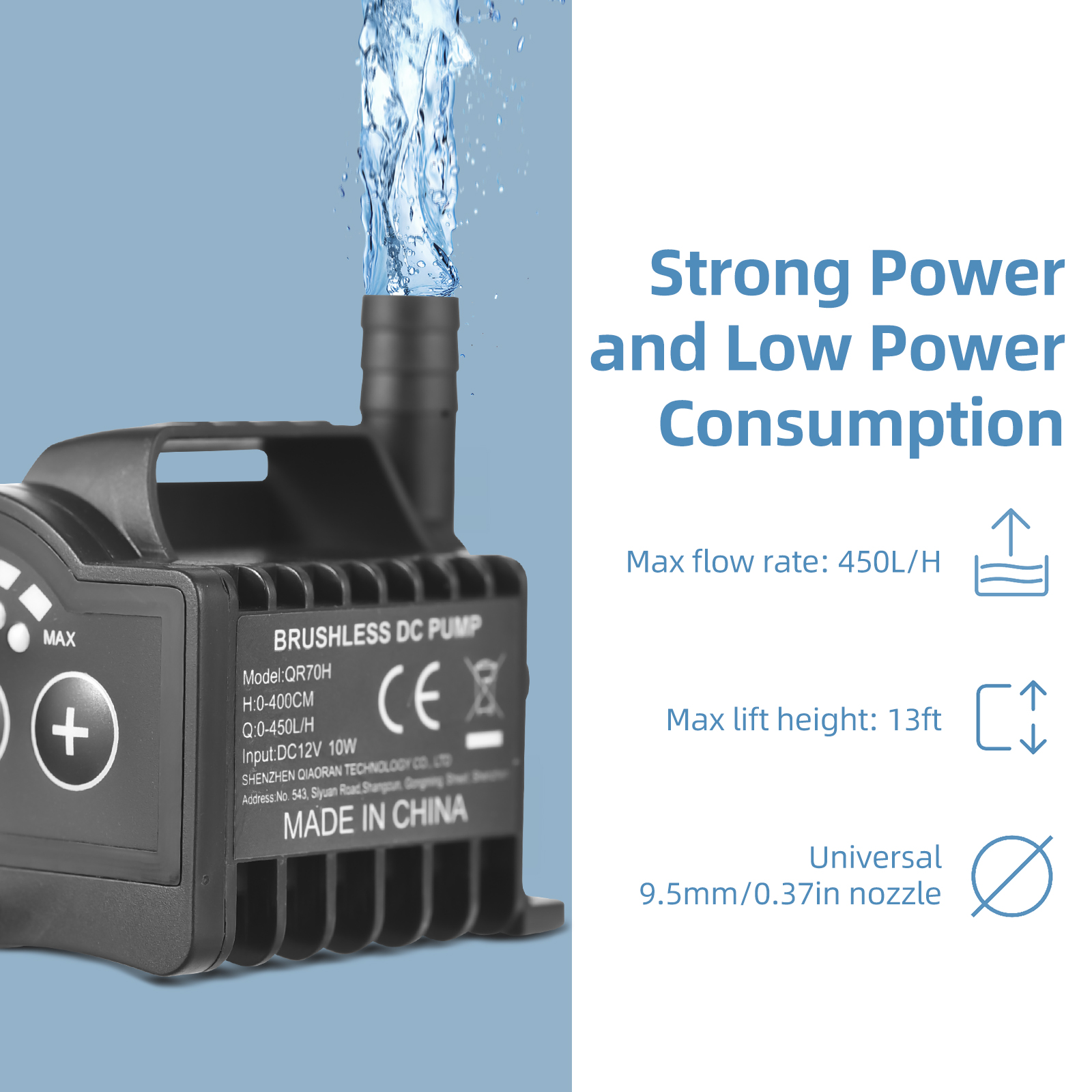 Submersible 12V Water Pump 8 L - Aquarium Fish Care incelemesi ve fiyatı