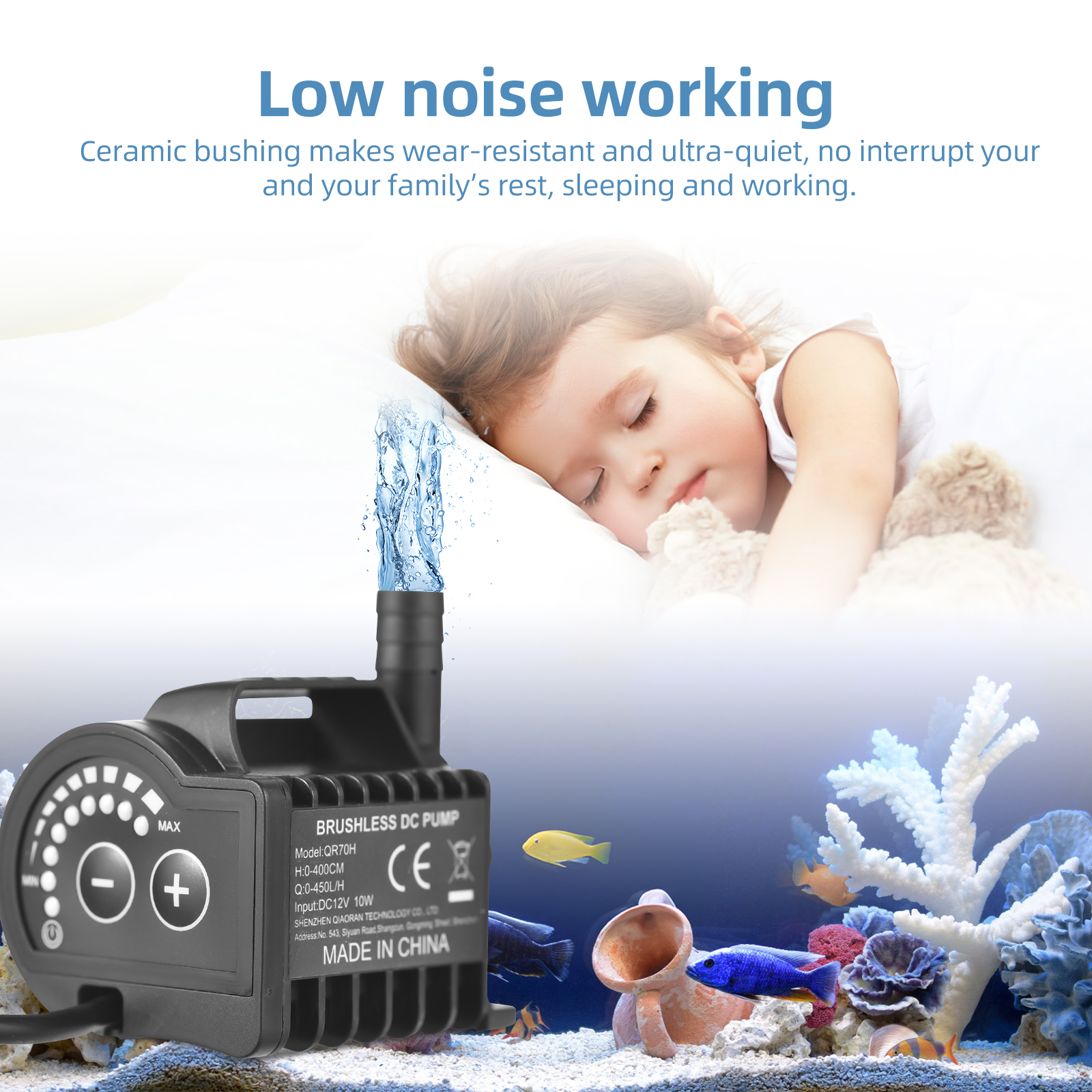 Submersible 12V Water Pump 8 L - Aquarium Fish Care incelemesi ve fiyatı
