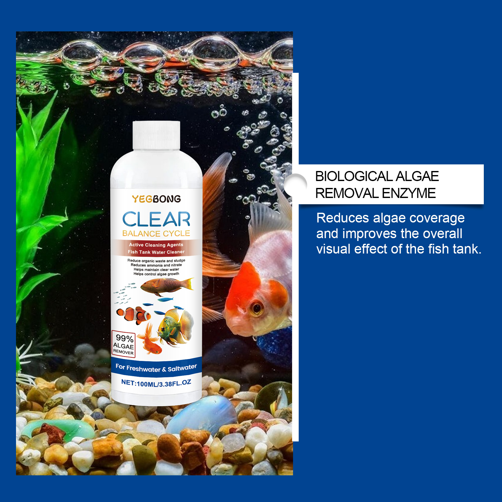 Aquarium Water Clarifier 100ml - Aquarium Fish Care incelemesi ve fiyatı