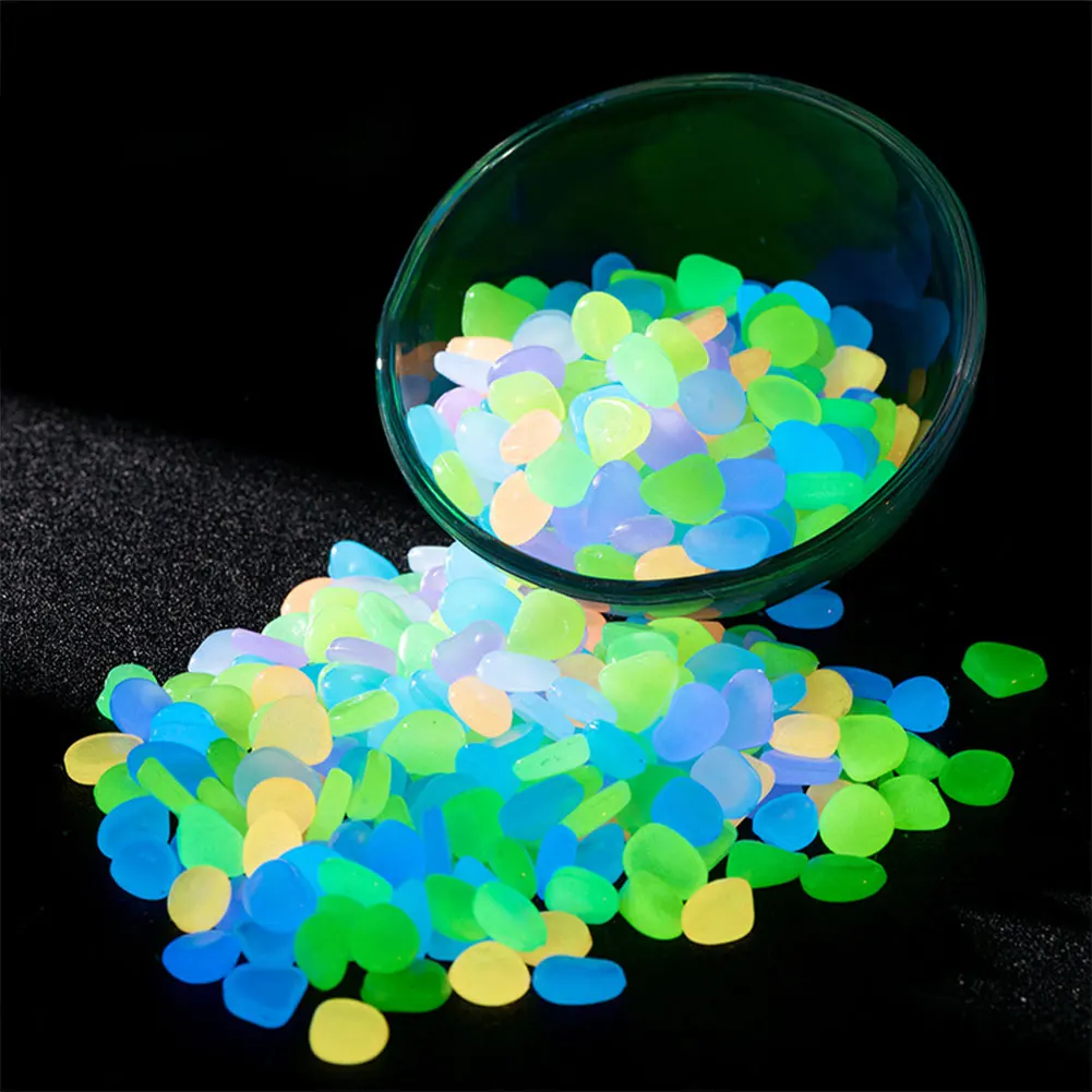 100Pcs Pebbles Glow In The Dar - Aquarium Fish That Glow In The Dark incelemesi ve fiyatı