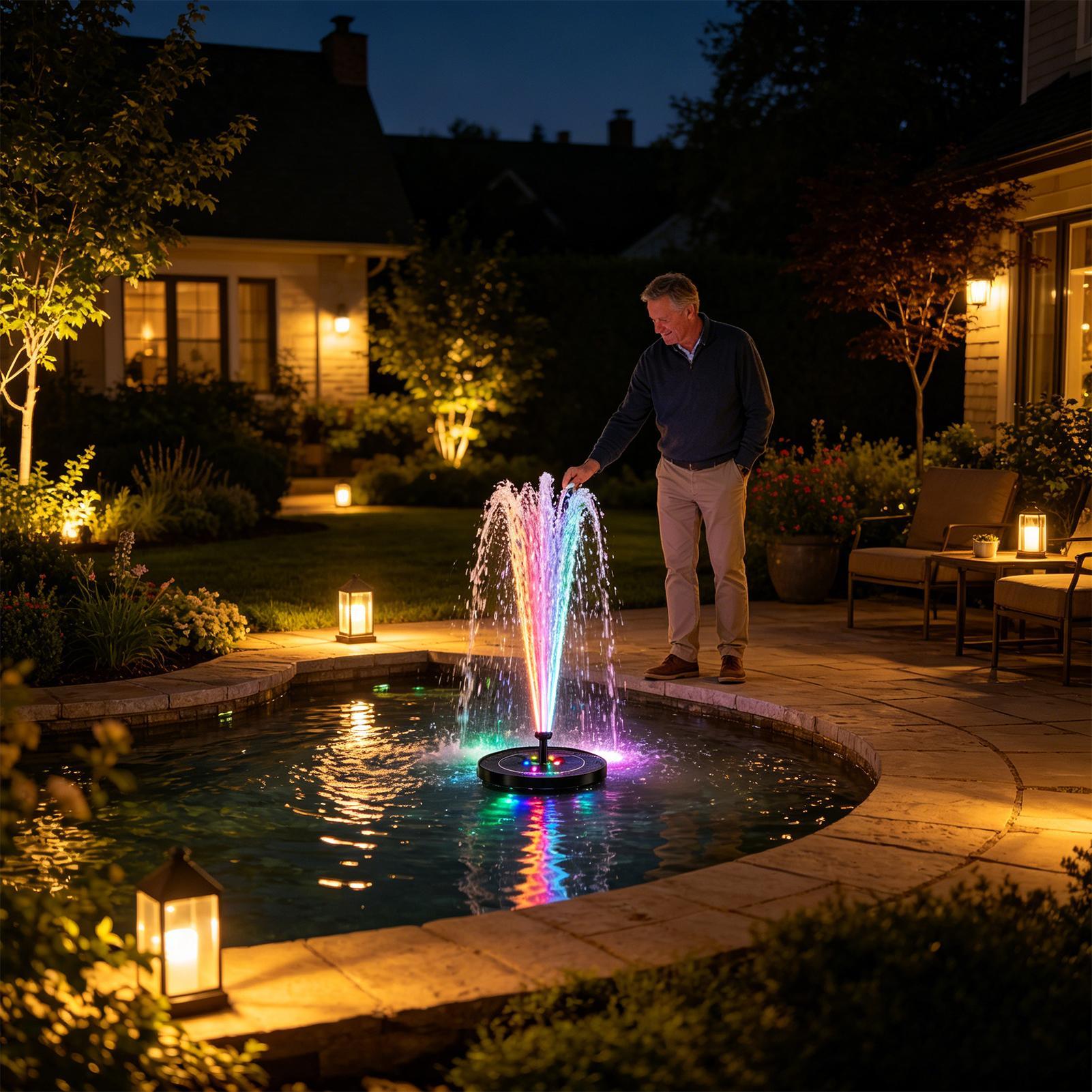 Floating Solar Bird Bath Fount - Aquarium Fish Care incelemesi ve fiyatı